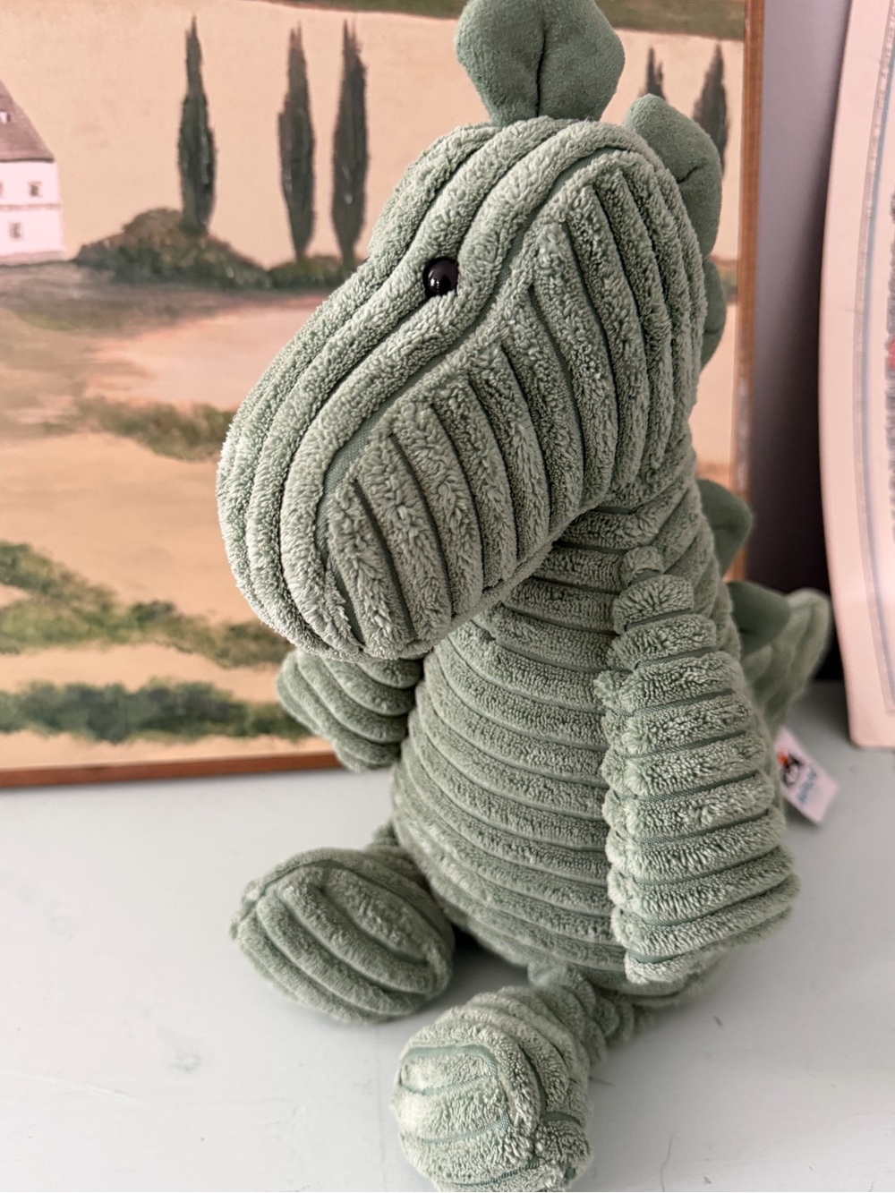 Jellycat Cordy Roy Plush Dino Green Corduroy  London Toy 14"